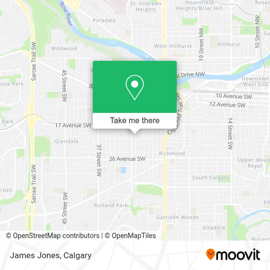 James Jones map