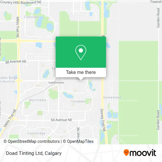 Doad Tinting Ltd map