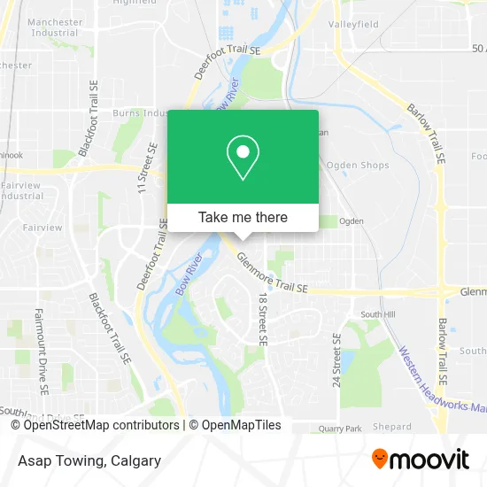 Asap Towing map