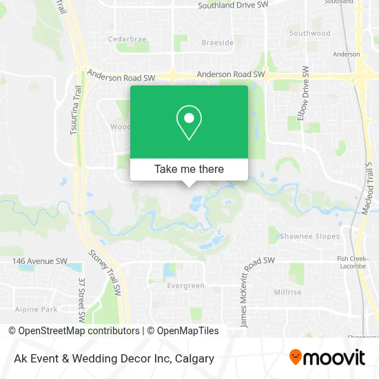 Ak Event & Wedding Decor Inc map