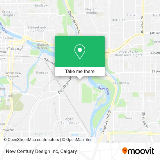 New Century Design Inc map