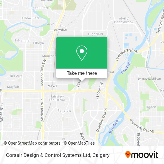 Corsair Design & Control Systems Ltd map