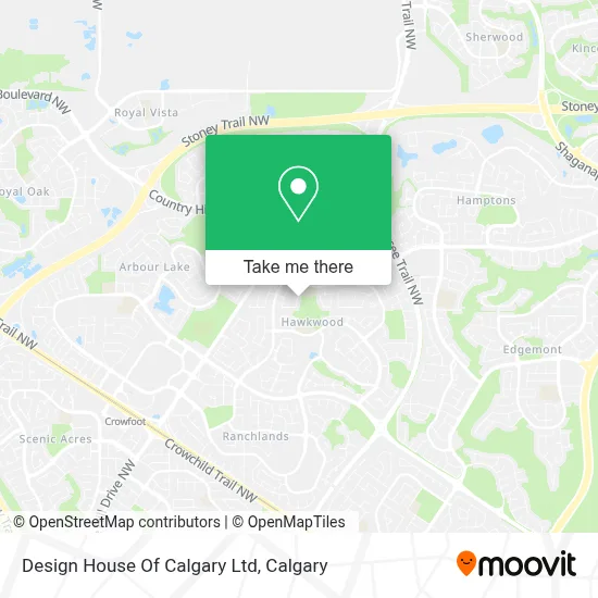 Design House Of Calgary Ltd map