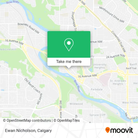 Ewan Nicholson map