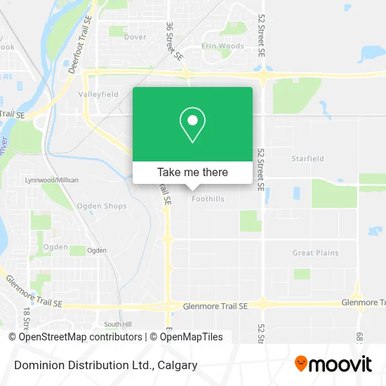 Dominion Distribution Ltd. map