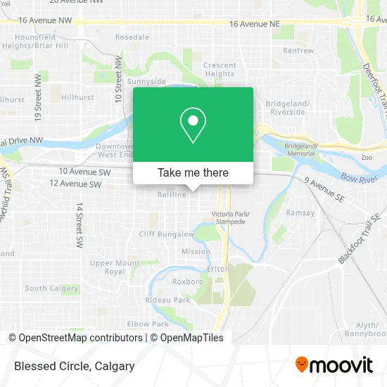 Blessed Circle map