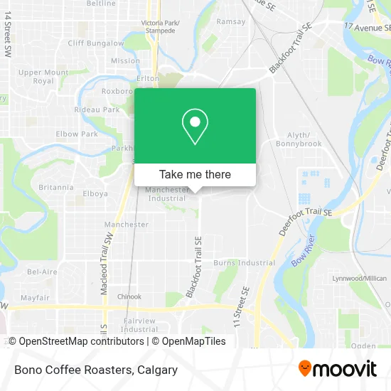 Bono Coffee Roasters map