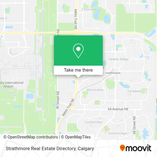 Strathmore Real Estate Directory map
