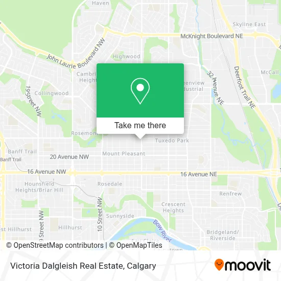 Victoria Dalgleish Real Estate map
