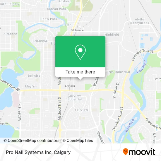 Pro Nail Systems Inc map