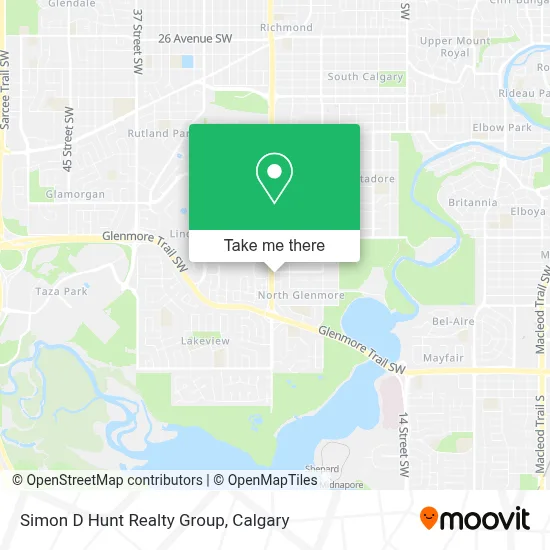 Simon D Hunt Realty Group map