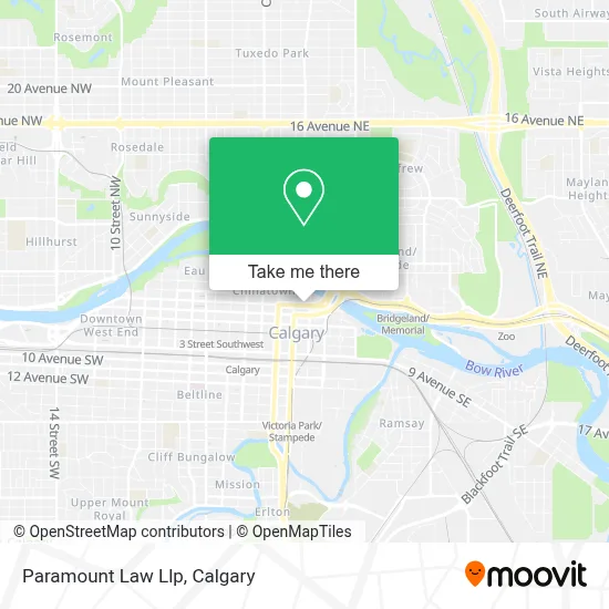 Paramount Law Llp map