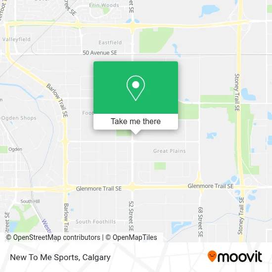 New To Me Sports map