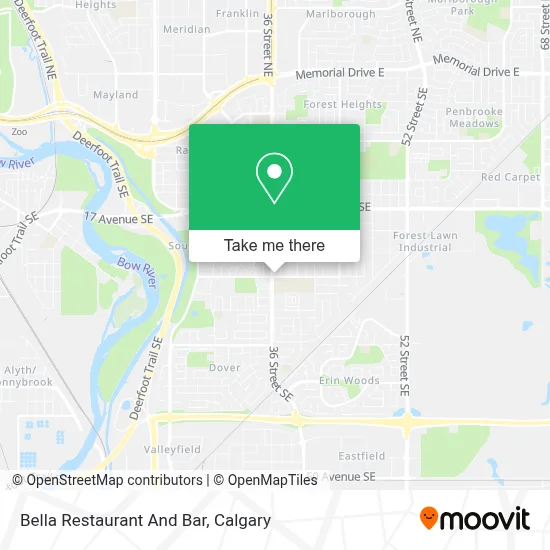 Bella Restaurant And Bar map