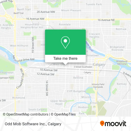 Odd Mob Software Inc. map