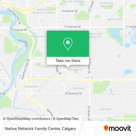 Native Network Family Center map