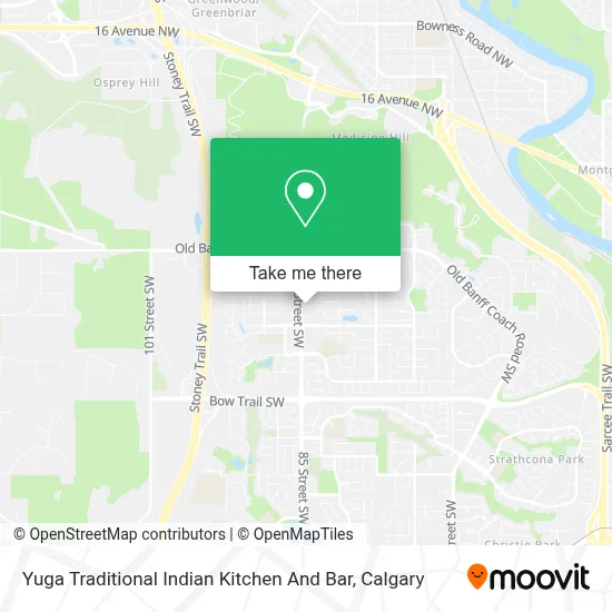Yuga Traditional Indian Kitchen And Bar map