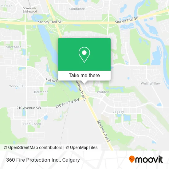 360 Fire Protection Inc. map