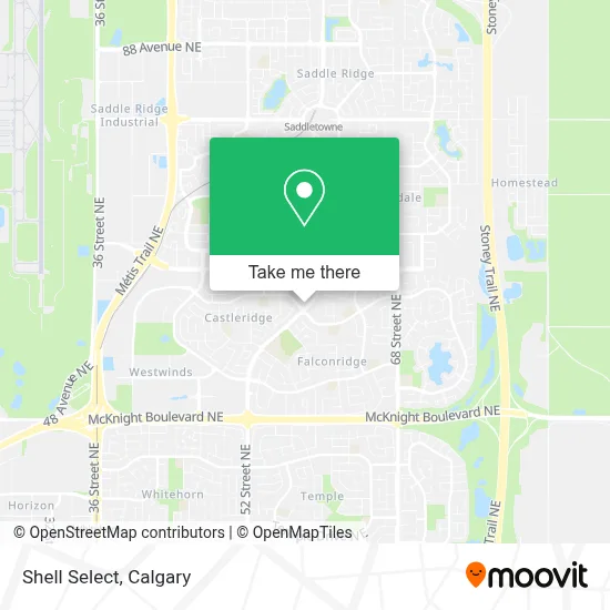Shell Select map
