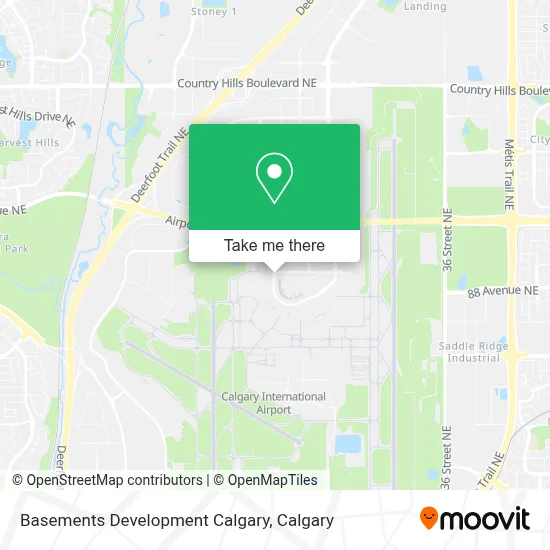 Basements Development Calgary map
