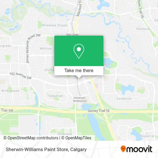 Sherwin-Williams Paint Store map