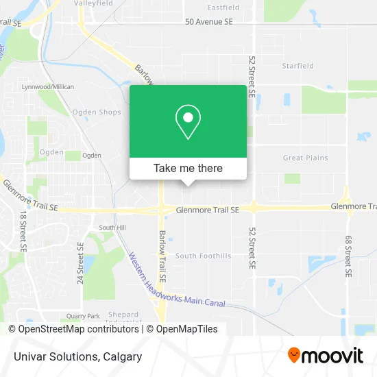 Univar Solutions map