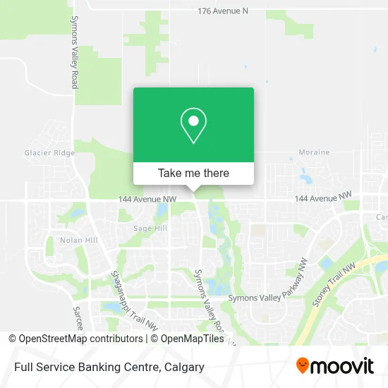 Full Service Banking Centre map