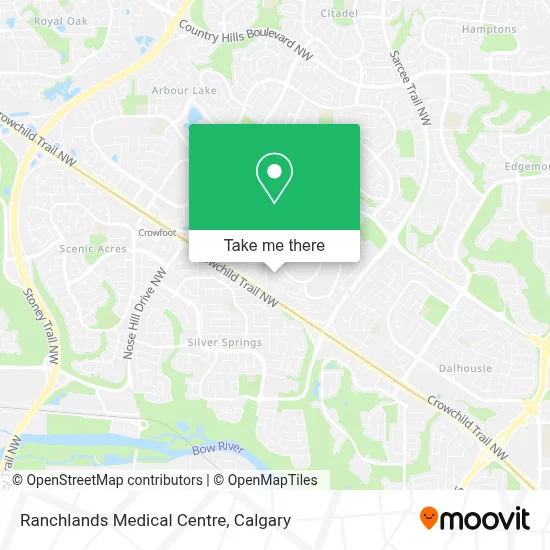 Ranchlands Medical Centre map