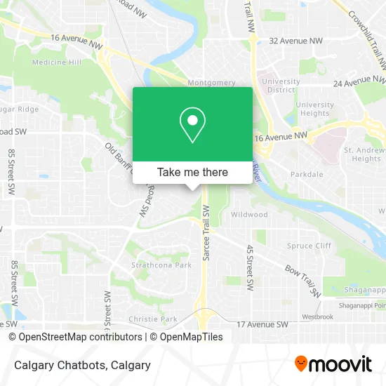 Calgary Chatbots map
