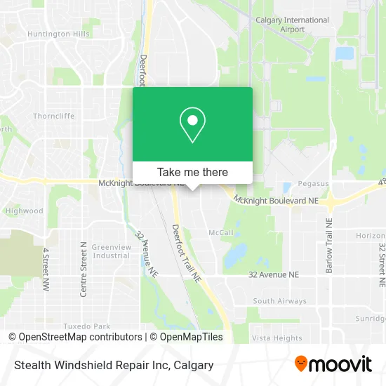 Stealth Windshield Repair Inc map