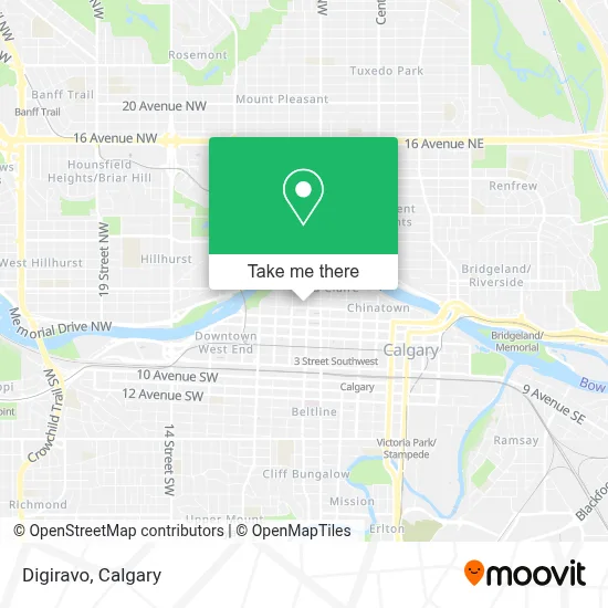 Digiravo map