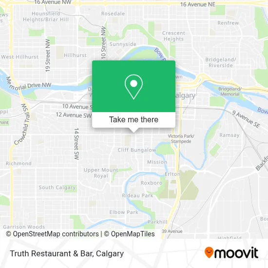 Truth Restaurant & Bar map