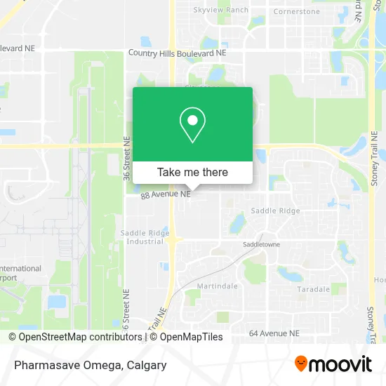 Pharmasave Omega map