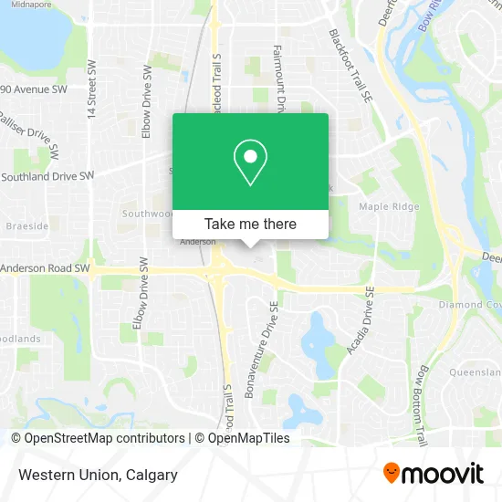Western Union map