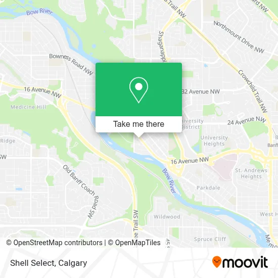 Shell Select map