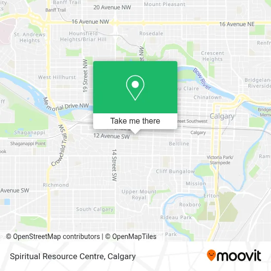 Spiritual Resource Centre map