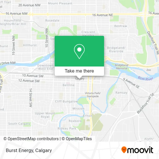Burst Energy map