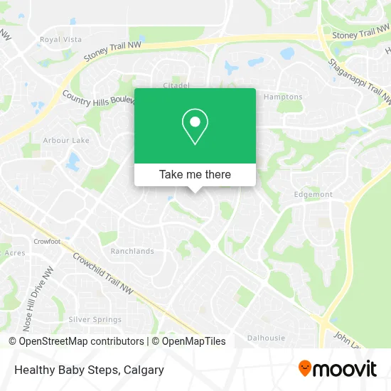 Healthy Baby Steps map