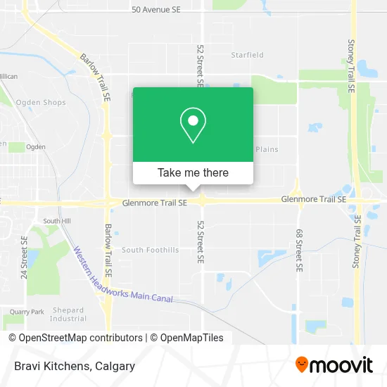 Bravi Kitchens map
