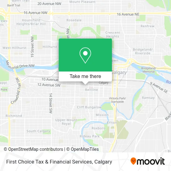 First Choice Tax & Financial Services map