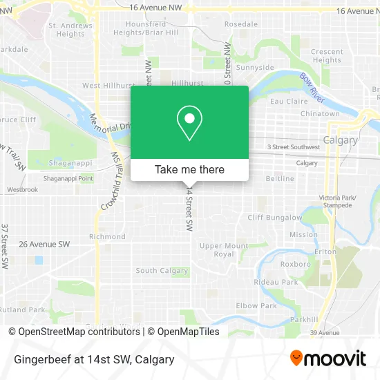 Gingerbeef at 14st SW map