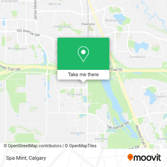 Spa Mint map