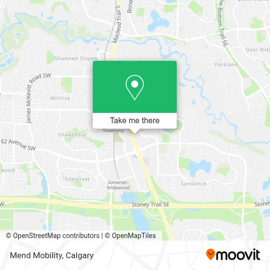 Mend Mobility map