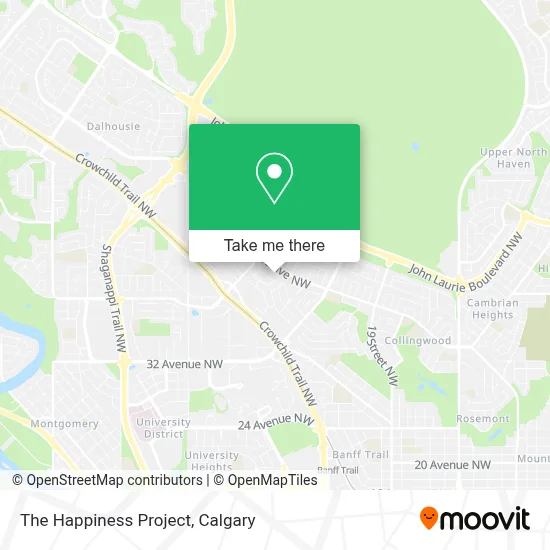 The Happiness Project map