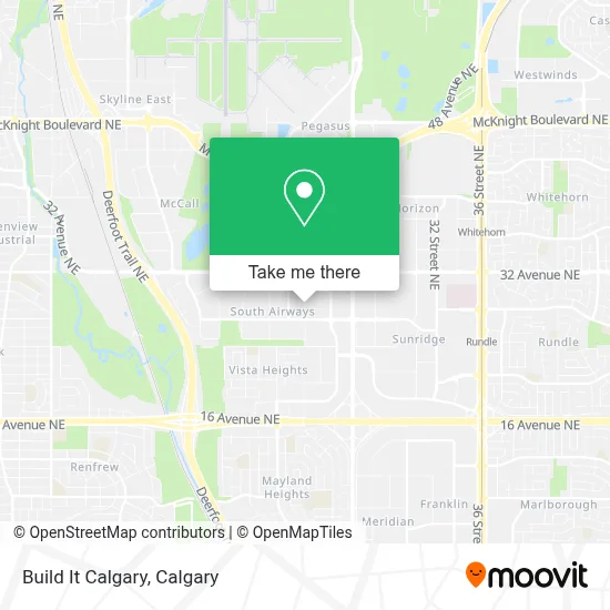 Build It Calgary map