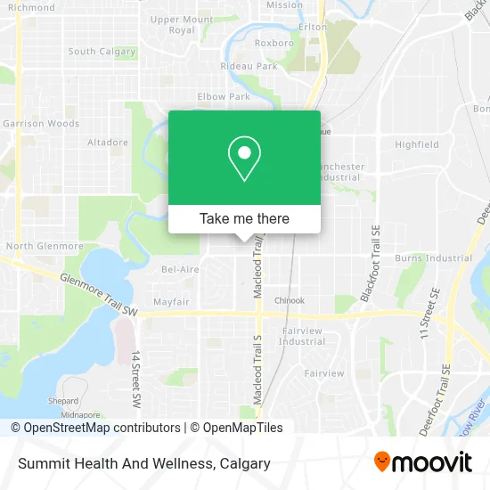 Summit Health And Wellness map