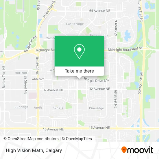 High Vision Math map