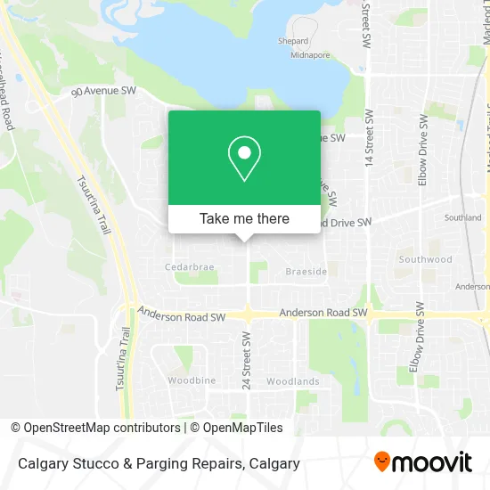Calgary Stucco & Parging Repairs map