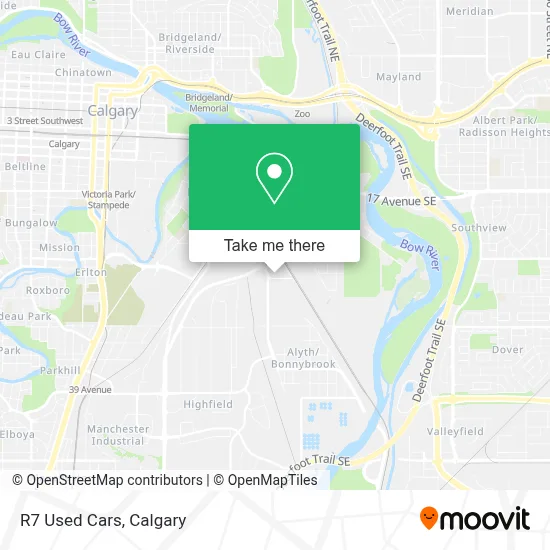 R7 Used Cars map