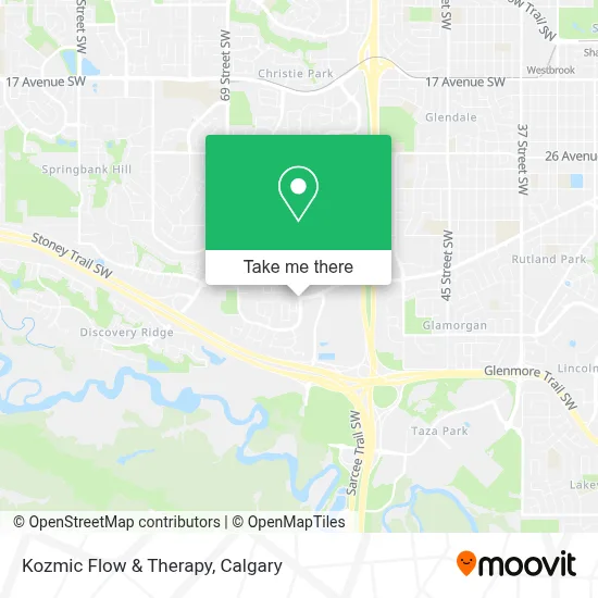 Kozmic Flow & Therapy map